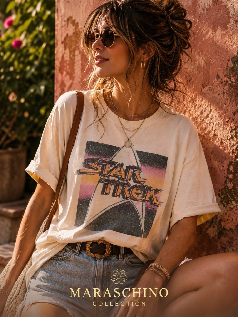 Star Trek Off-white Tshirt XXL Tall Men's or Women's Old Navy SciFi Trekkie